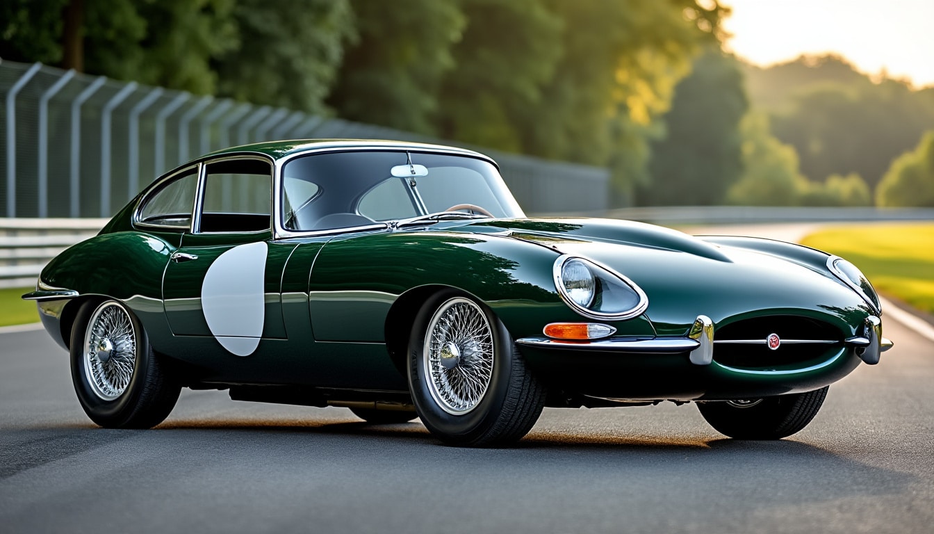 découvrez la jaguar type e v12, série 3, avec son moteur douze cylindres puissant et son design emblématique, alliant performance et élégance légendaire.