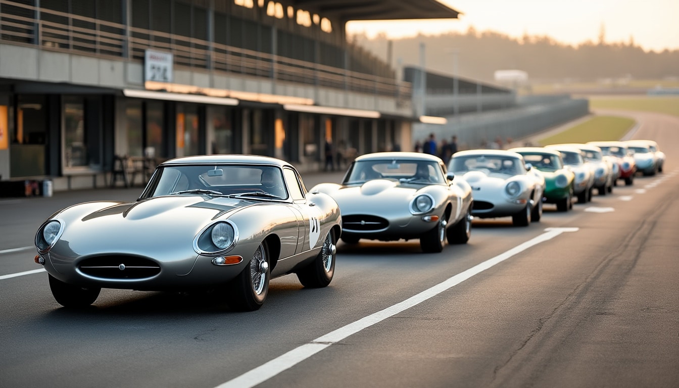 découvrez les douze jaguar e-type lightweight conçues pour la compétition : une série rare qui incarne l’excellence et l’histoire sportive de la marque.